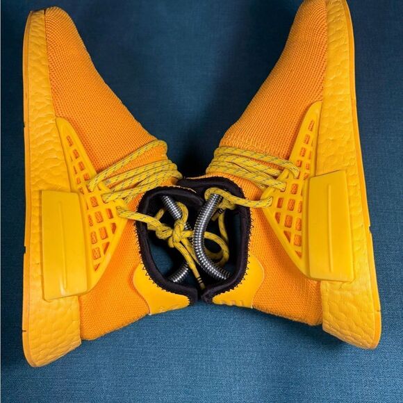 Size 5.5Men/7Women - Adidas Pharrell x NMD Human Race Yellow - Picture 6 of 9